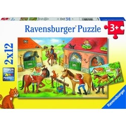 Ravensburger Kleinkinder Puzzle Ferien auf dem Reiterhof (24 -Teile)