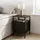 Relaxdays Nachtschrank 2 Schubladen 40 x 40 x 61 cm Schwarz