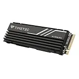 Timetec PCIe 4.0 Gaming SSD mit NVMe Phison E27T PCIe Gen4x4 M.2 2280 3D NAND TLC 2000TBW Lese-/Schreibgeschwindigkeit bis zu 7.400/6.100 MB/s für PS5, PC, Laptop (2TB Heatsink)