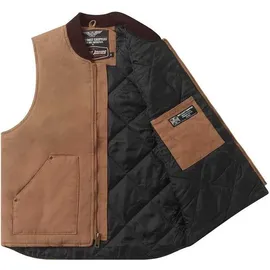 West Coast Choppers Heavy Duty Weste - Brown - L