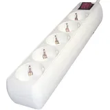 Gembird Steckdosenleiste SPG4-C-6 1,80 m Weiß 1 St.