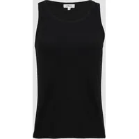 S.Oliver - Slim-Fit-Top mit Rippstruktur, schwarz, 34