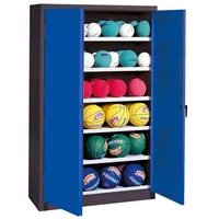 C+P Ballschrank mit Vollblech-Flügeltüren (Typ 3), HxBxT 195x120x40 cm,