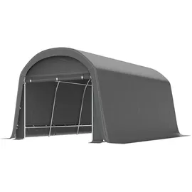 Outsunny Gerätezelt 4,5 x 3 m Dunkelgrau
