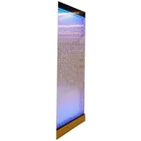 JVmoebel Trennwandplatten Trennwand Regal Schrank Wasserwand Säule Wände LED Wasserwände, Made in Europa weiß