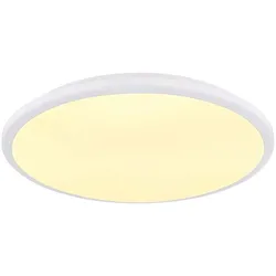 Deckenlampe Deckenleuchte Wohnzimmerleuchte Flurleuchte weiß opal, warmweiß LED