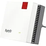 FRITZ!Repeater 1200 AX (Wi-Fi 6 Repeater mit Zwei Funkeinheiten: 5 GHz-Band (bis zu 2.400 MBit/s), 2,4 GHz-Band (bis zu 600 MBit/s), deutschsprachige Version)