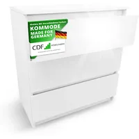 Veneti CDF Kommode Malwa M3 White Glazend