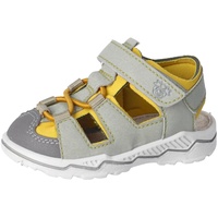 RICOSTA Jungen Sandalen Gery, Kinder Lauflernschuhe, Weite: Mittel, waschbar, Outdoorsandalen, Halbschuhe, Klettverschluss, eukalyptus/gelb (530), 25 EU - 25 EU