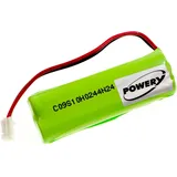 Powery Akku für Schnurlostelefon Vtech Typ 89-1337-00-00 Akku 500 mAh (2.4 V) schwarz
