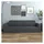 vidaXL Sofahusse 3-Sitzer Anthrazit 100% Polyester