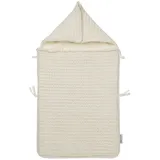 Meyco Fußsack für Babyschale - Waffel Teddy - Nature