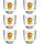 LEONARDO Tasse BAMBINI 0,28 l Gelb 6 St.