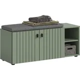 Home Affaire Sitzbank TATIO smoke Grün 106 x 43 x 37 cm