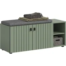 Home Affaire Sitzbank TATIO smoke Grün 106 x 43 x 37 cm