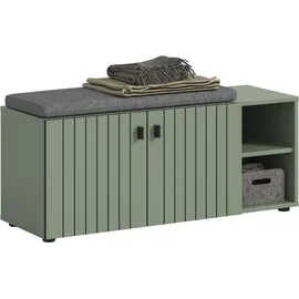 Home Affaire Sitzbank TATIO smoke Grün 106 x 43 x 37 cm