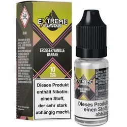 Extreme Flavour Erdbeer Vanille Banane NicSalt Liquid 10ml / 10mg