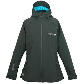 DEPROC activ Winterjacke DEPROC ACTIVE "Whistler 3in1 II WMN", Damen, Gr. 44L, grau (anthra), Web, 96% Polyester. 4% Elasthan, hüftbedeckend, mit verstellbarem Klettverschluss, Jacken Winterjacke, auch in Großen Größen erhältlich