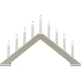 Konstsmide 3984-975 Schwibbogen Pyramide Warmweiß LED Beige (matt)