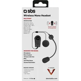 SBS TEEARSETMONOMOTOBTK Schwarz