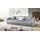 Candy Big-Sofa 3C CANDY "Enisa II", blau (light, blau), B:290cm H:86cm T:127cm, 85% Polyester, 15% Viskose, Sofas, Big-Sofa, incl. 1 Flatterkissen, Wahlweise mit Flecken-Schutz-Bezug Easy care