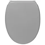 WC-Sitz mit Absenkautomatik und Schnellverschluss Manhattan Grau 