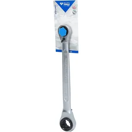 BRILLIANT TOOLS Doppel-Ratschenringschlüssel 4 in 1 10 x 13, 17 x 19 mm
