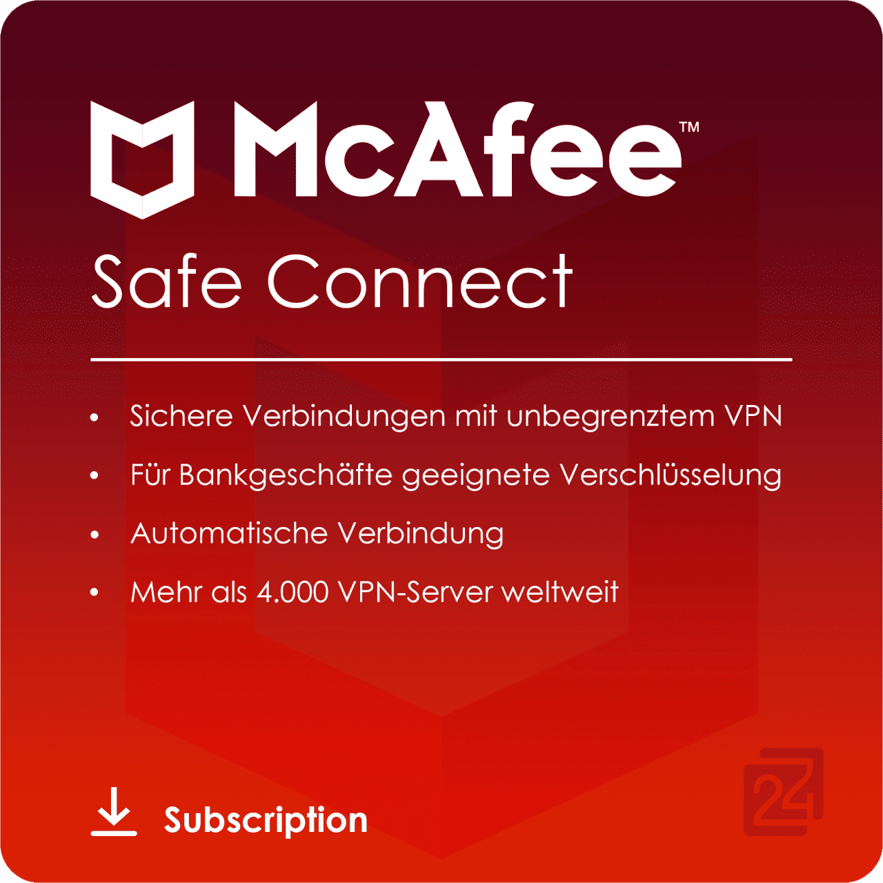 McAfee VPN Safe Connect