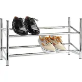 Wenko Schuhregal 62,0 - 115,0 x 23,0 x 35,0 cm ausziehbar silber