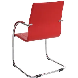 chefgastro Esszimmerstuhl Sammy Kunststoff Rot 2er Set