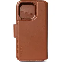 Decoded Leather Detachable Wallet iPhone 15 Tan