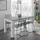 Dmora Midland-Tisch ausziehbar 140/190 x 90 x 78 cm Zement und Weiß