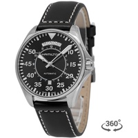 Hamilton Men's H64615735 Khaki Aviation Pilot Day Date Watch