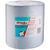 Kimberly-Clark WypAll L10 Oberflächenwischpapier, 1 blaue Rolle x 1.000 Papierwischer