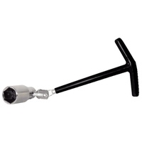 KS Tools T-Griff-Zündkerzenschlüssel mit Gelenk, 21mm