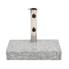 vidaXL Sonnenschirmständer Granit rechteckig 25kg Stein, Marmor,