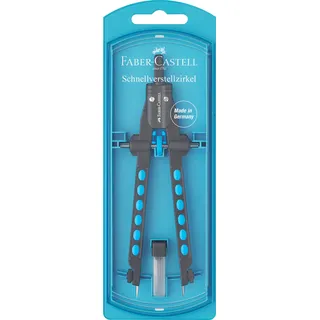 Faber-Castell Zirkel 174340 Schwarz/Blau 1 Stück