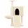 vidaXL Kratzbaum 71 x 71 x 96 cm creme