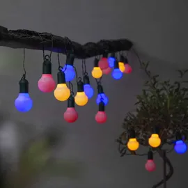 STAR Best Season 476-22 LED-Lichterkette Partyball, 20-teilig, LED: bunt, Länge 5.7 m