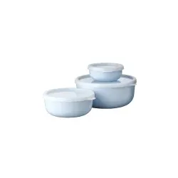 Mepal Lumina Vorratsdose, luftdicht, 3-teiliges Set 106288113800 , Farbe: nordic blue