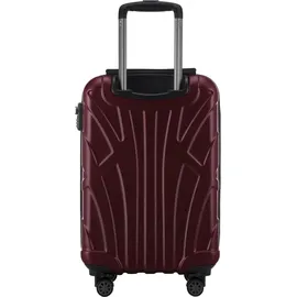 suitline 4-Rollen Cabin 55 cm / 40 l rot/weiß