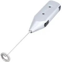 Qiilu Elektrischer Schneebesen für den Haushalt, Eierbrecher, Schneebesen, Milchaufschäumer, Kaffeeaufschäumer, Elektrischer Schneebesen, Cappuccinatore