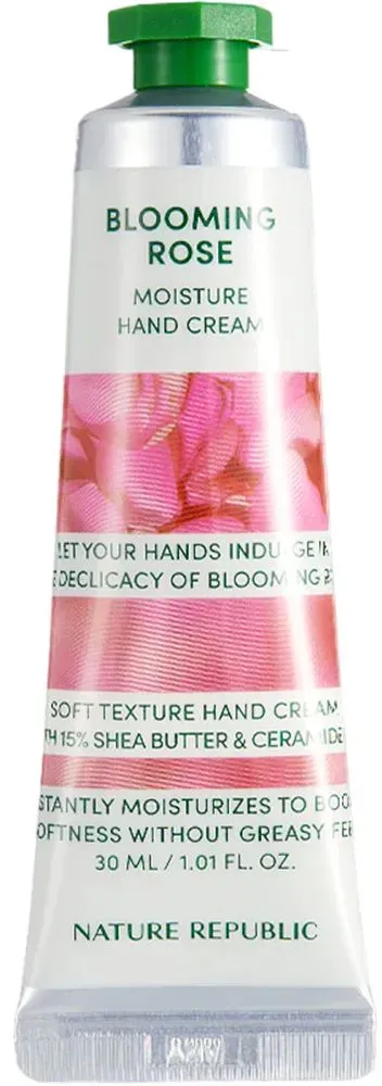 Nature Republic Hand & Nature Handcrème Blooming Rose – Zachte verzorging & rozengeur 30 ml