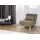 MCW Sessel D35 Stoff/Textil 80 x 90 x 100 cm Grün mit Schlaffunktion