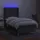 vidaXL Boxspringbett 100 x 200 cm Dunkelgrau