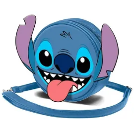 Karactermania Stitch Tongue Schultertasche Blau