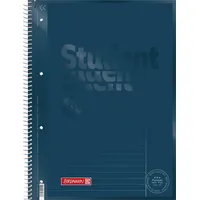 Brunnen Collegeblock Student Premium 1067925139 A4, Außenrand, 90 g/m2, 80 Blatt, liniert