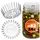 Kadax Fermentiergewichte – 24er Set | Gärhilfe fi 82 mm mit Netz für TO82-Einmachgläser | Kunststoff Fermentier-Einsatz für Sauerkraut, Kimchi & Gurken | lebensmittelecht