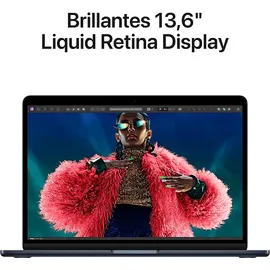 Apple MacBook Air M2 2024 13,6" 16 GB RAM 256 GB SSD 8-Core GPU Mitternacht