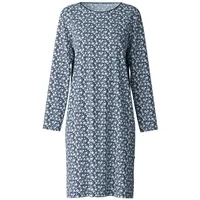 CALIDA Favourites Sleep Long-Sleeves Nightdress Marine Baumwolle Medium Damen